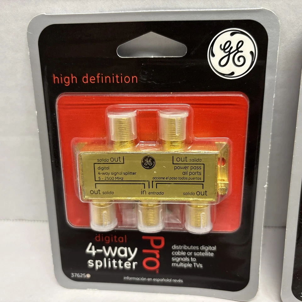 GE Splitters 1 2-way And 1 4-way Splitter - Image 2 of 4