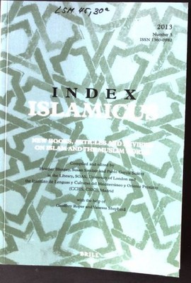 Index Islamicus - new Books, Articles and Reviews on Islam and the Muslim World,