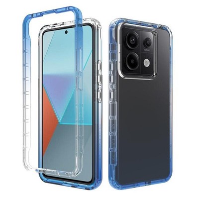 Für Redmi Note 13 Pro 5G Hülle Stoßfest Transparent Nuanciert PC + TPU für t