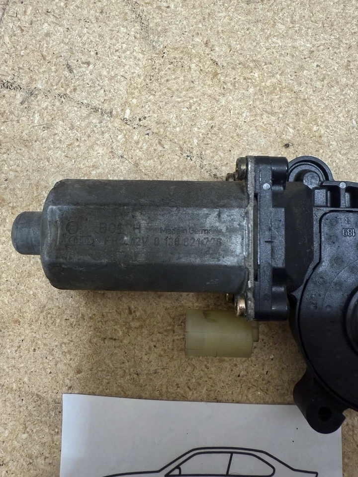 Motor de janela OE Bosch E46 BMW 323i 325xi 328i 330i traseira direita – Funcionamento testado - Imagem 3 de 3