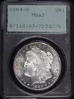 1880-S Morgan Dollar PCGS MS-63 Old Green Rattler Holder Never Submitted To CAC!