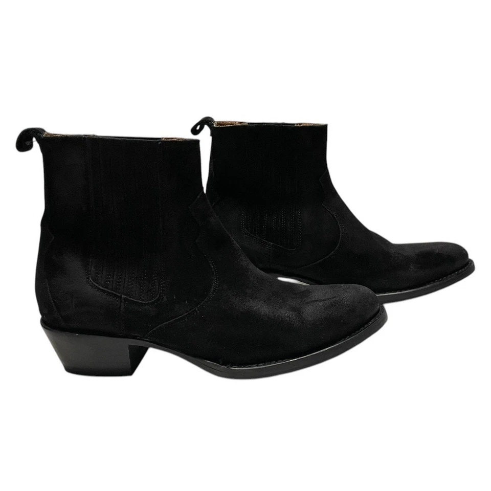 Botas Chelsea FRYE The Alton de Cuero Nobuck Negras al Tobillo Talla: 8.5 B Para Mujer Foto 2 de 4