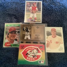 Johnny Bench Vintage Reds Lot Game Used Relic 1982 Topps All-Star HOF