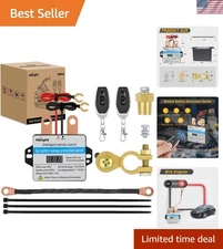 Remote Battery Disconnect Switch 12V/24V 360A - Smart Anti-Theft Solution wit...