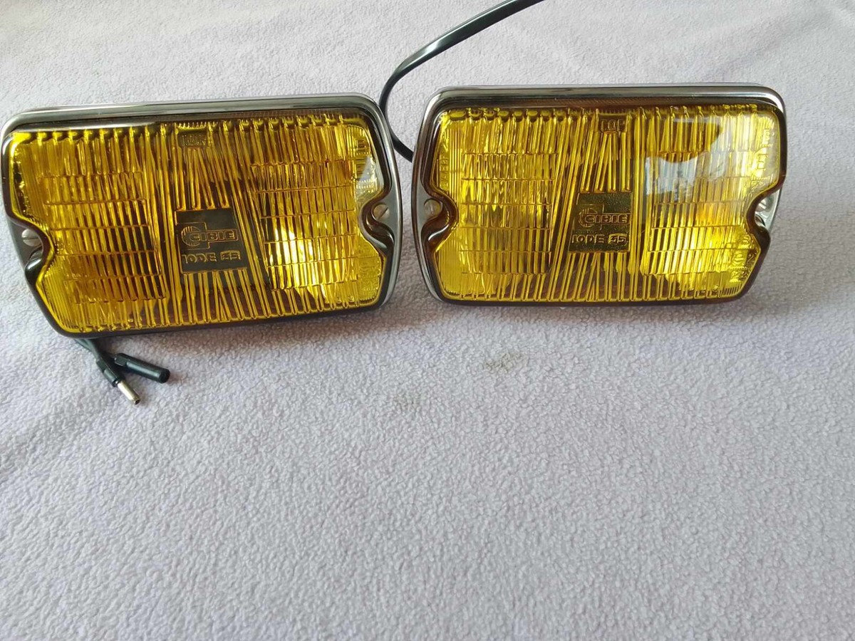 Cibie chrome yellow fog lights VW Porsche Mercedes Jaguar | eBay
