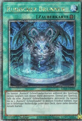 yugioh Runic Fountain RA04-EN296 Quarter Century Secret Rare