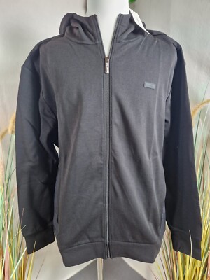 Calvin Klein Herren Sweatshirt Kapuze Pullover Hoodie Sweatjacke Schwarz Gr. XXL