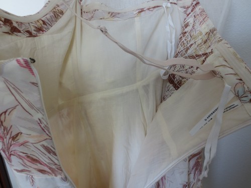 By Anthropologie Sleeveless Lined Long Dress Size 8 Up & Low 48% Rayon - Picture 18 of 21