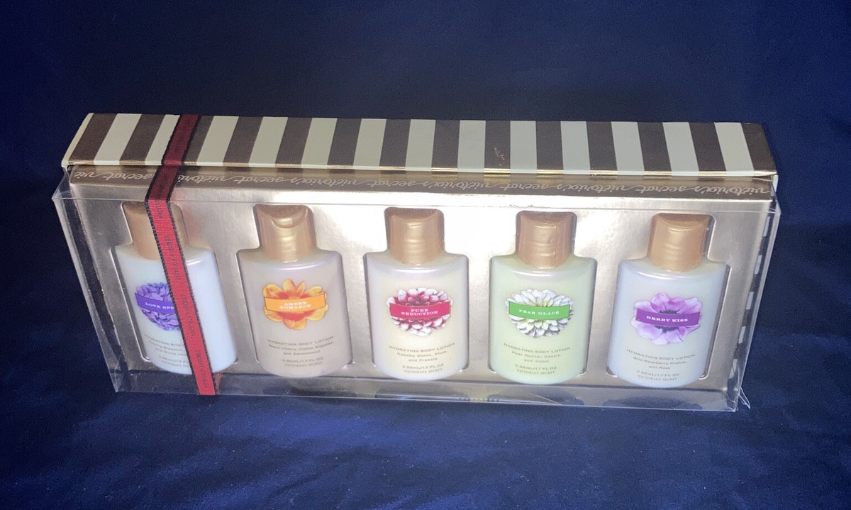Victoria's Secret RARE FIVE TRAVEL SIZE LOTIONS in original Box