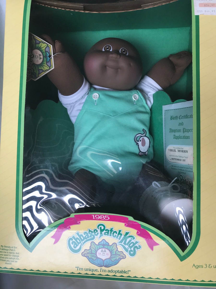 Vintage 1985 Cabbage Patch Kids Doll African American 