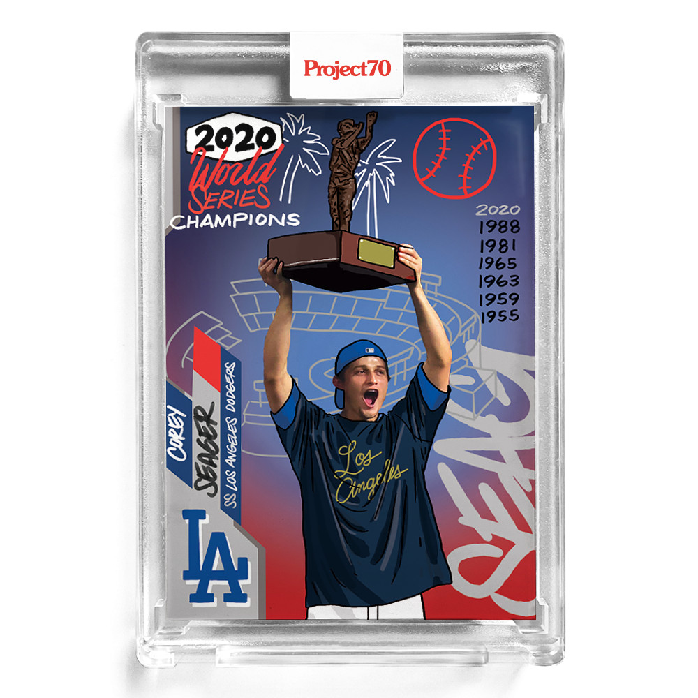 Topps Project 70 Card 90 - 2020 Corey Seager by Sophia Chang