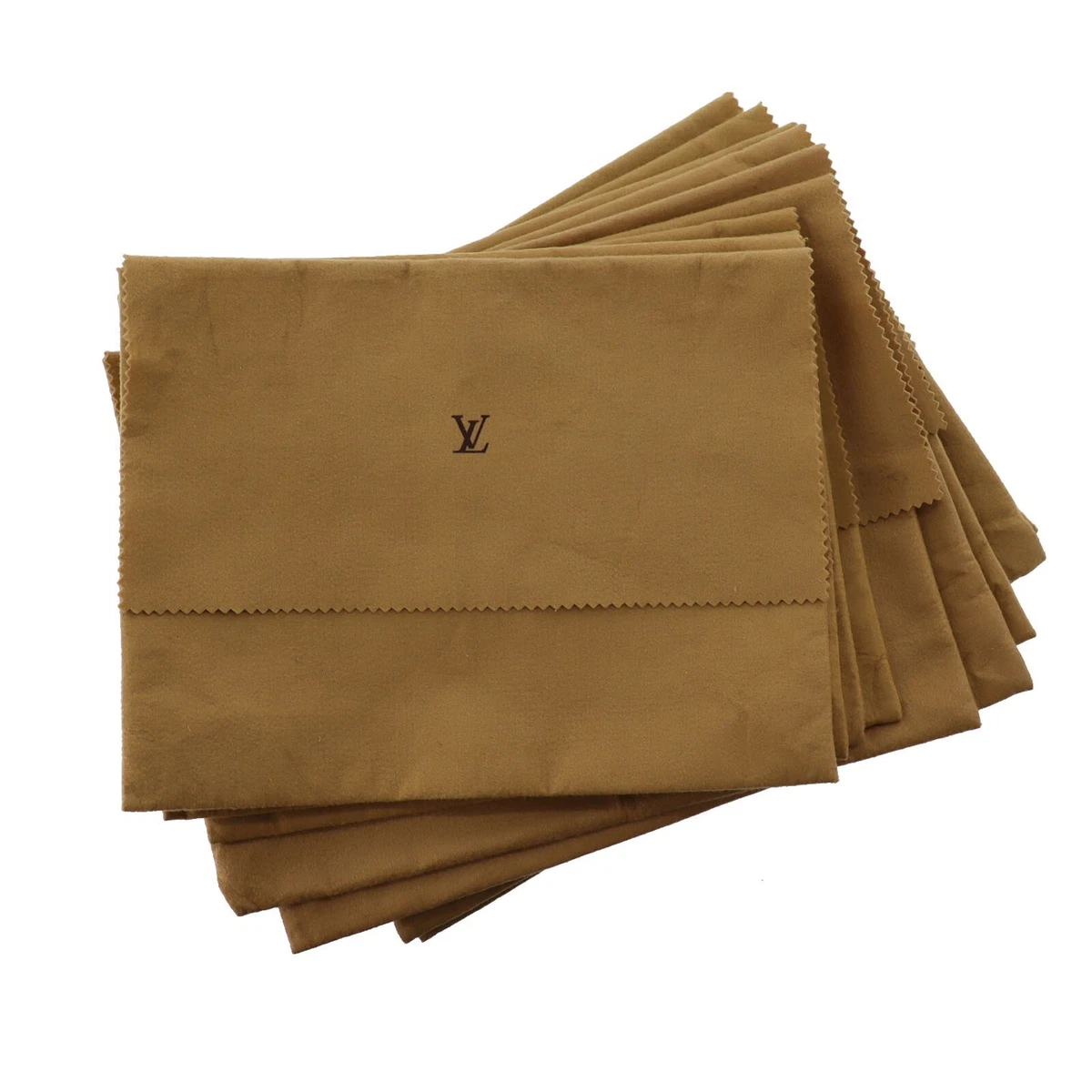 LOUIS VUITTON LV Used Dust Bag 10 Set Brown Polyester Japan Vintage BM301 S