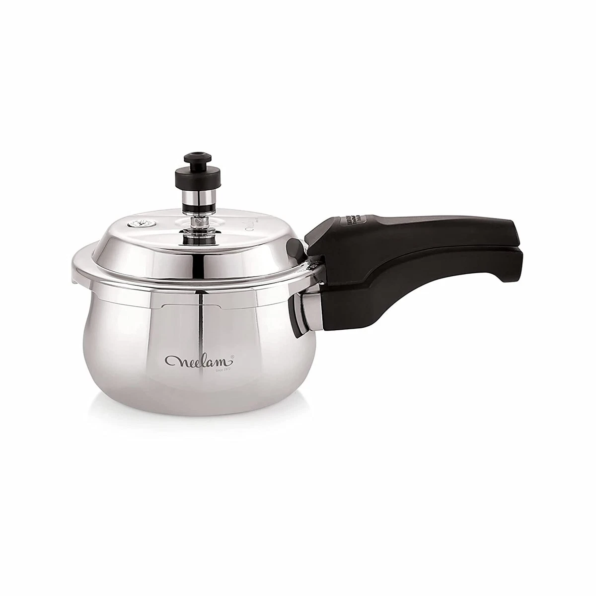 Neelam Stainless Steel Artista Pressure Cooker 2.5 Litre Induction Friendly