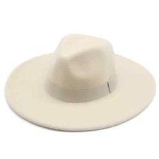Fedora Hats for Women New 9.5cm Wide Brim Dress Men Caps Felted Hat Panama