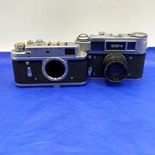 Fed 4 Zorki 4 Film Cameras with Jupiter 8 50mm f2 Lens Spares Repair