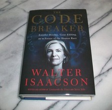 *Unique Inscript THE CODE BREAKER Walter Isaacson Gene Editing CRISPR 2021 HC/DJ