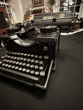 Antique Late 1920s Royal Typewriter for Display or Restoration - Glass Panel thumbnail