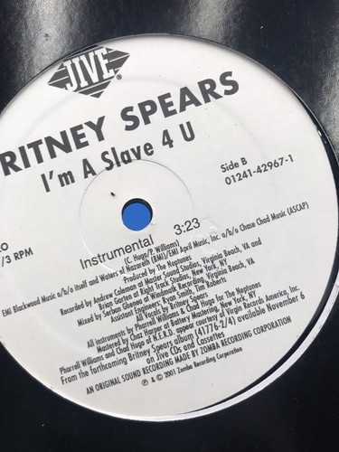 Britney Spears – I'm A Slave 4 U - 2001 - 12" Maxi Single Vinyl Record - VG+ - 第 3/4 張圖片