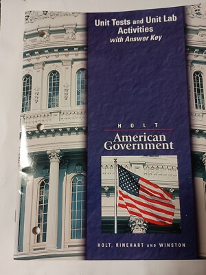 American Government-Unit Tests & Unit Lab Activities w/ Answer Key 2000 ...