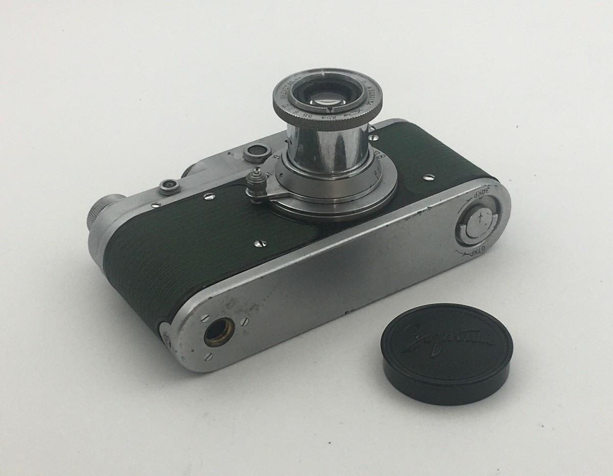 Zorki C フィルムカメラ Industar-22レンズ Rare Zorki-C GREEN BODY Soviet Collectible 35mm RF camera w