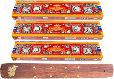 Lotto 3x Incenso Rosa Satya - Rosa - 3 scatole da 15gr. -INCIEN