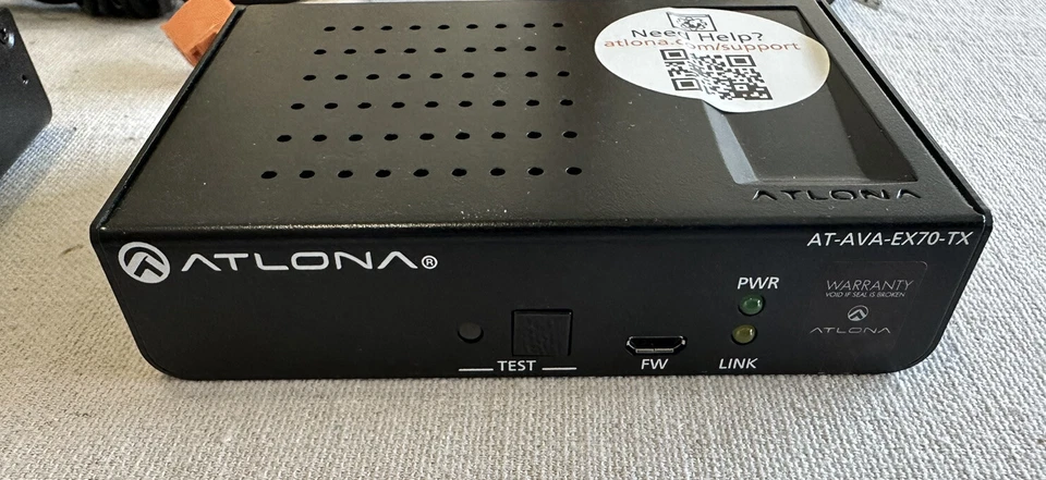 ATLONA AT-AVA-EX70-2PS-KIT Receiver/Transmitter 4K UHD HDMI HDBaseT Extender U02 - Image 3 of 4