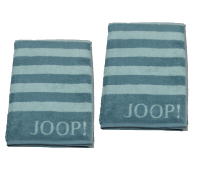 JOOP! 2x Duschtuch grün UVP 125,90  Badetuch 80x150 cm Frottee Set 1610 jade 41