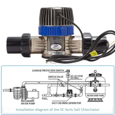 For Intex Salt Water Pool Chlorinator 10k Salt Cell Salt To Chlorine Pool System