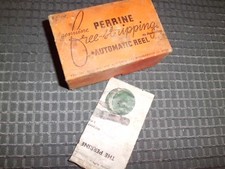 BOX for Vintage Perrine Free-Stripping Automatic Fly Reel made in USA