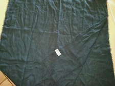 womens DARK BLUE LONG WIDE WINTER SCARF 72 X 33 INCHES WEST LOOP one size fits m