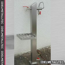 Wasserzapfstelle aus 3mm/ Wassersäule/Wasserpylon Garten/ Wasserzapfsäule 1000mm