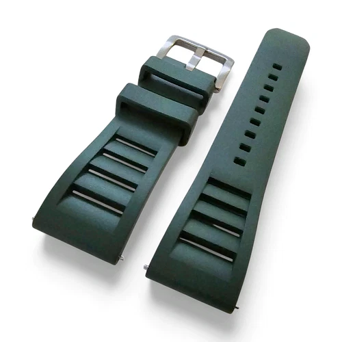 Cinturino orologio originale FKM gomma ventilato subacqueo impermeabile sport 20mm 22mm UK - Foto 45 di 63