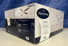 Harbor Breeze Altissa 52-in White LED Indoor/Outdoor Ceiling Fan, MISSING CANOPY