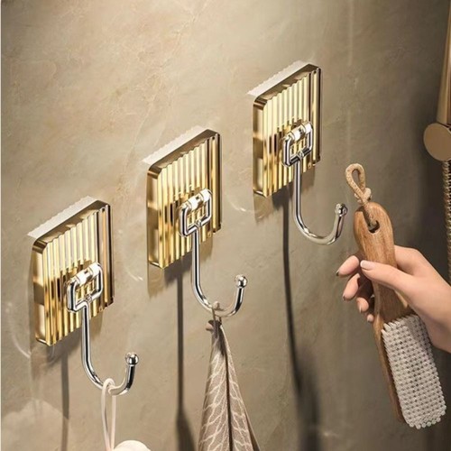 Selbst klebend Wand haken Acryl Handtuch halter Kleiderbügel Klebriger Haken - Bild 3 von 12