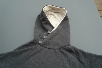 H\u0026m divided Hoodie Nero Taglia L felpa con pelo interno-cappuccio | eBay