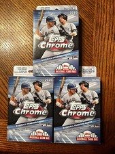 2020 Topps Chrome Baseball Hanger Box - Lot Of 3