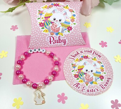 Personalisiertes Osterhasenarmband, Geschenktüte Ostern, Osterjagd, Ostergeschenk