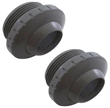 Hot Tub Basics | Spa Jet Return Nozzle 400-1410EB 2-Pack 1.5" NPT Gray