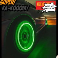 Set 4 Neon Led Valve Stem Car Rims Tire Lights 4 Bikes Cars.schrader Presta Caps Set 4 Neon Led Valve Stem Car Rims Tire Lights 4 Bikes Cars.schrader Presta Caps