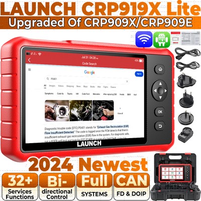LAUNCH Diagnosegerät LAUNCH X431 CRP919X Lite PRO KFZ OBD2 ALL Steuergerät TPMS