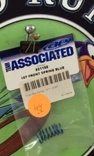 TEAM ASSOCIATED 21198 FRONT BLUE SHOCK SPRINGS{2pc}RC18T NewInPack USA Shipped