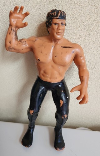WWF LJN Ricky The Dragon Steamboat Rubber Wrestlin...