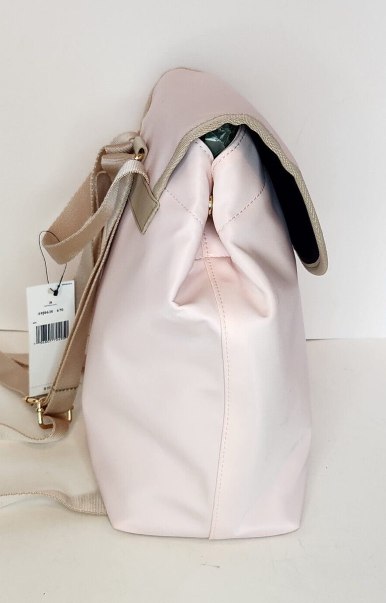 Tommy Hilfiger Large Light Pink Nylon Backpack - New with 