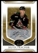 Keith Tkachuk Gold Script 2020-21 SP Signature Edition Legends #41 Hockey Card