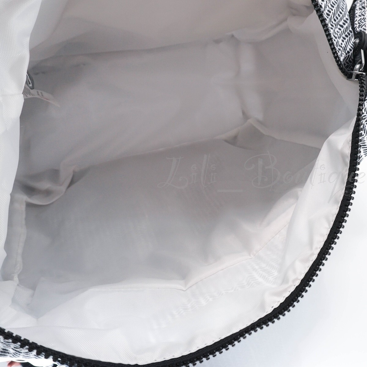 SBS CMHANDBAGSF borsa e tracolla Nylon, Poliestere Nero, Bianco Ragazza