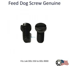Feed Dog Screw 2X Juki Single Needle Genuine