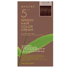 THE FACE SHOP Stylist 5 Minutes Speedy Hair Color Cream Hair Dye  K-Beauty  NEW