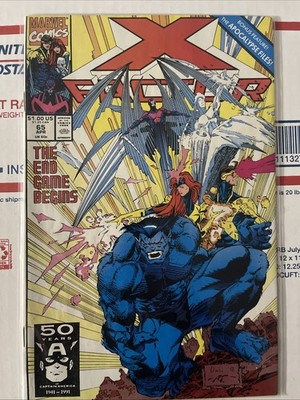 X-Factor #65 End Game Begins Apocalypse Files (1991) 1st Dark Riders, Minor Key