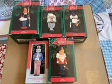 Hallmark Keepsake 1992 Vintage Nutcracker Ornaments Lot of 5
