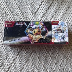 Pokémon TCG: Scarlet & Violet—Prismatic Evolutions Surprise Box & Booster Bundle (Sam's Club Exclusive)